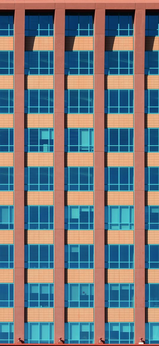 building, windows, facade, brick