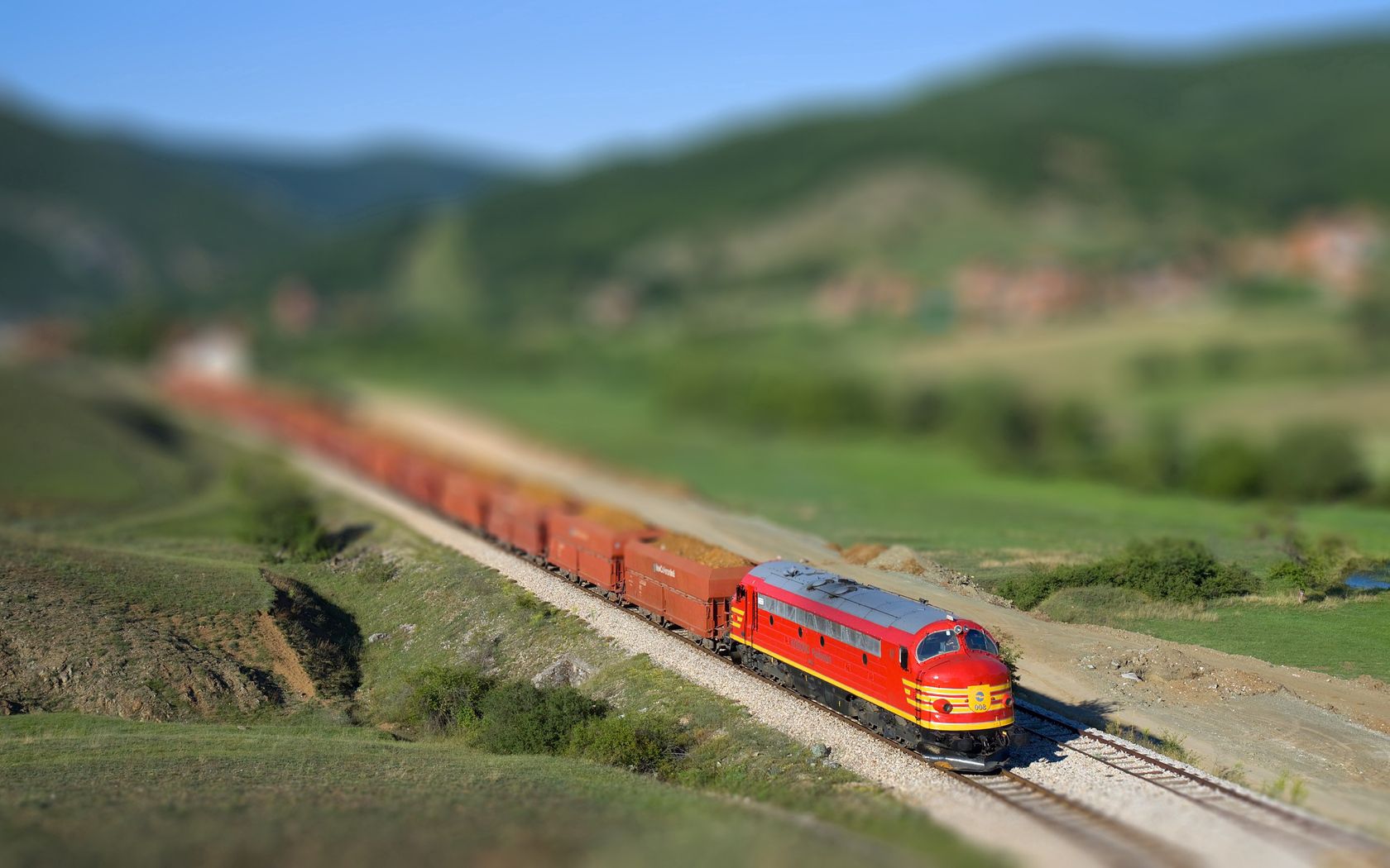 railroad, train, nature, movement