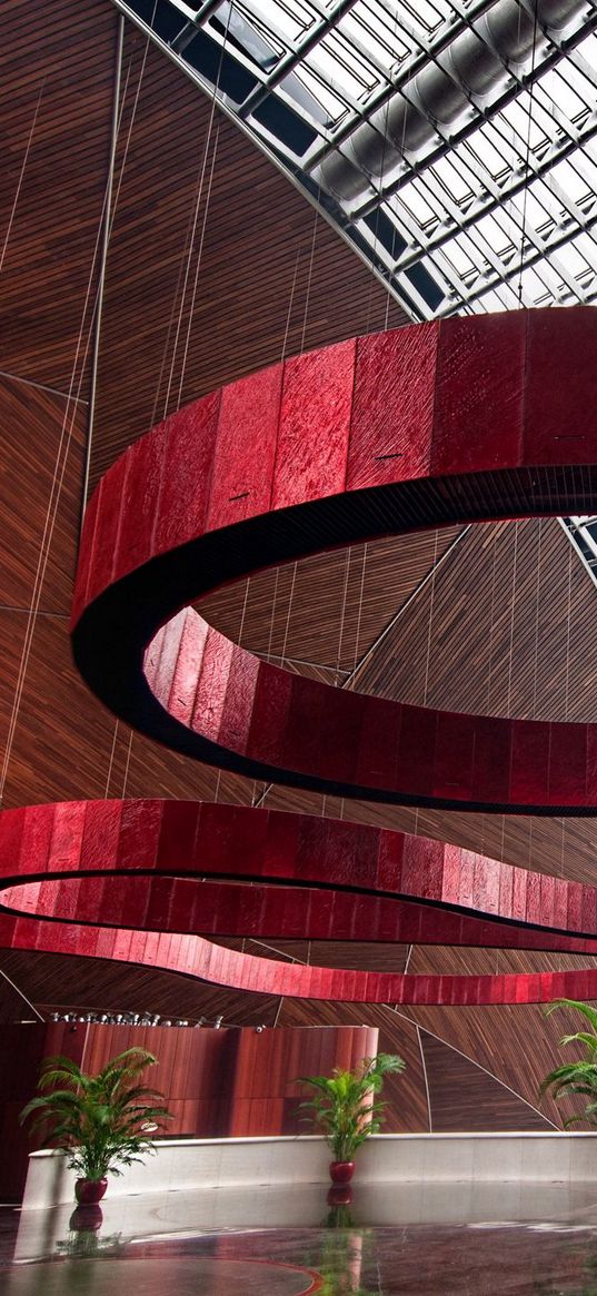 metal strip, room, ceiling, decoration, interior