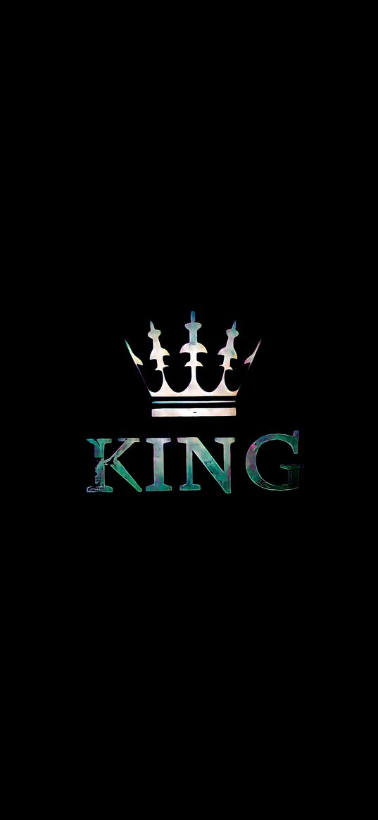 king, crown, inscription, black, green