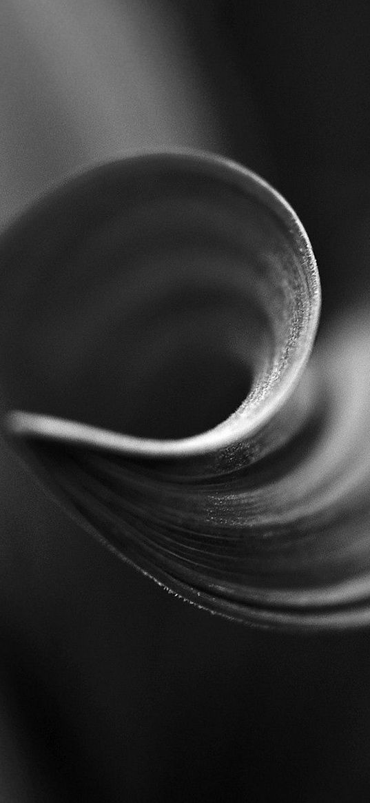 sheet, bend, background, black and white