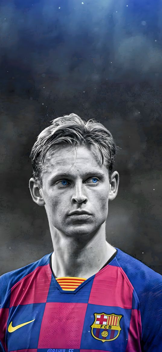 frankie de jong, football player, barcelona, football