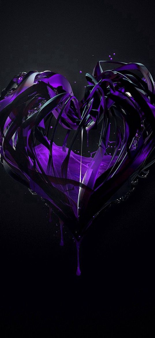 heart, purple, plexus