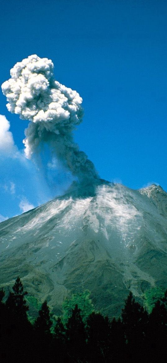 costa rika, volcano, eruption, smoke, sky