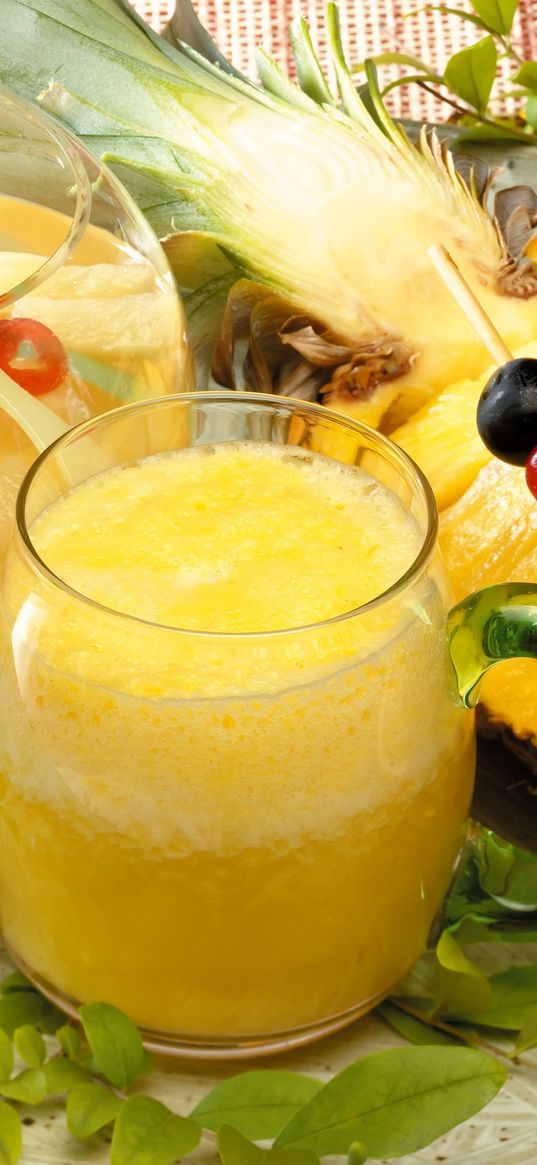 pineapple, orange, juice