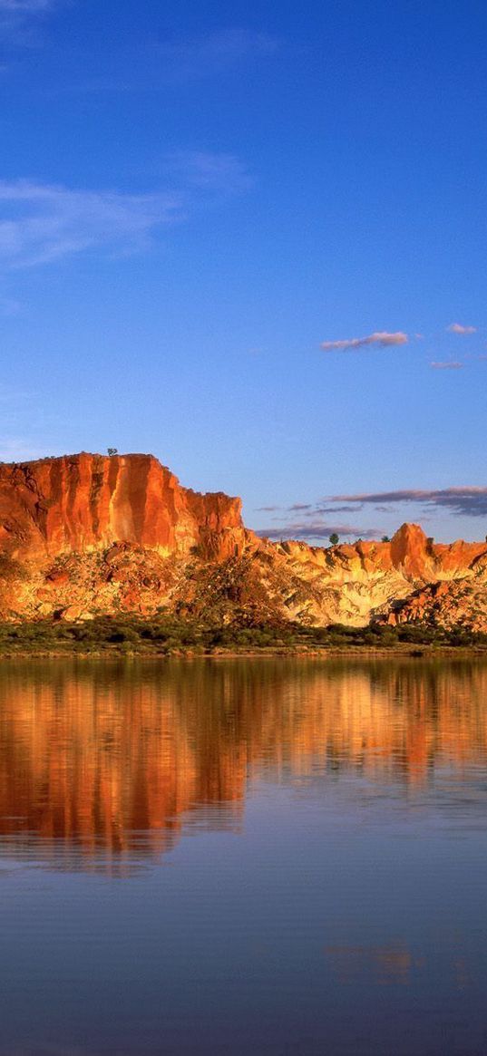 land, sea, rocks, coast, australia, reflexion