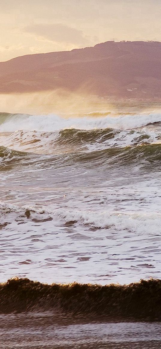 sea, waves, storm, spain, bay of biscay