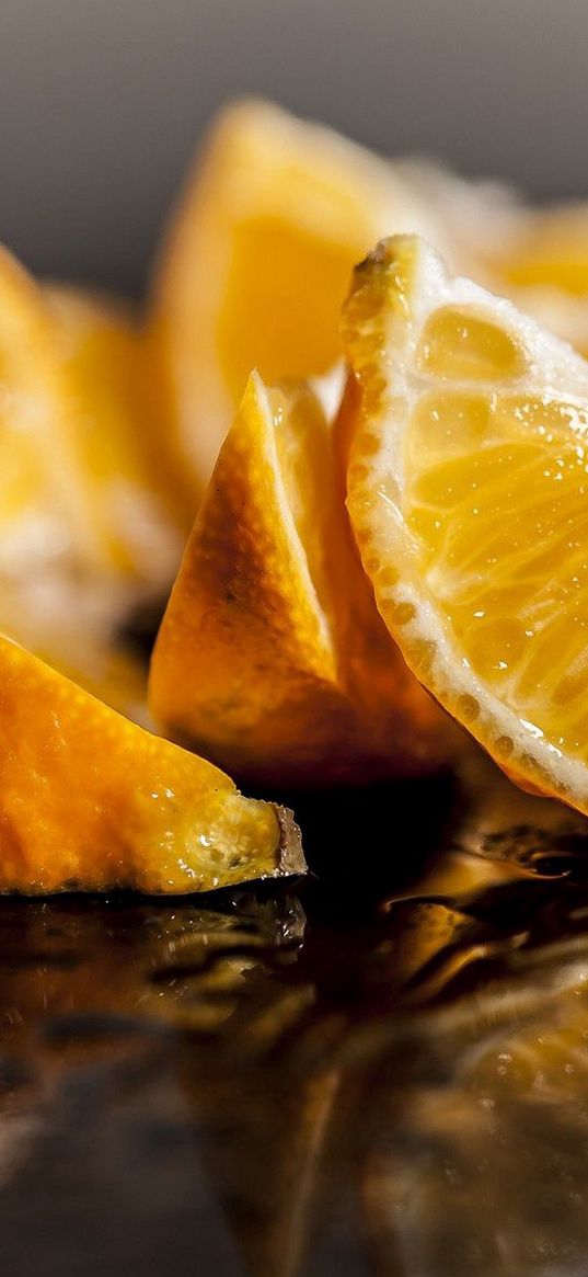 orange, sliced, citrus