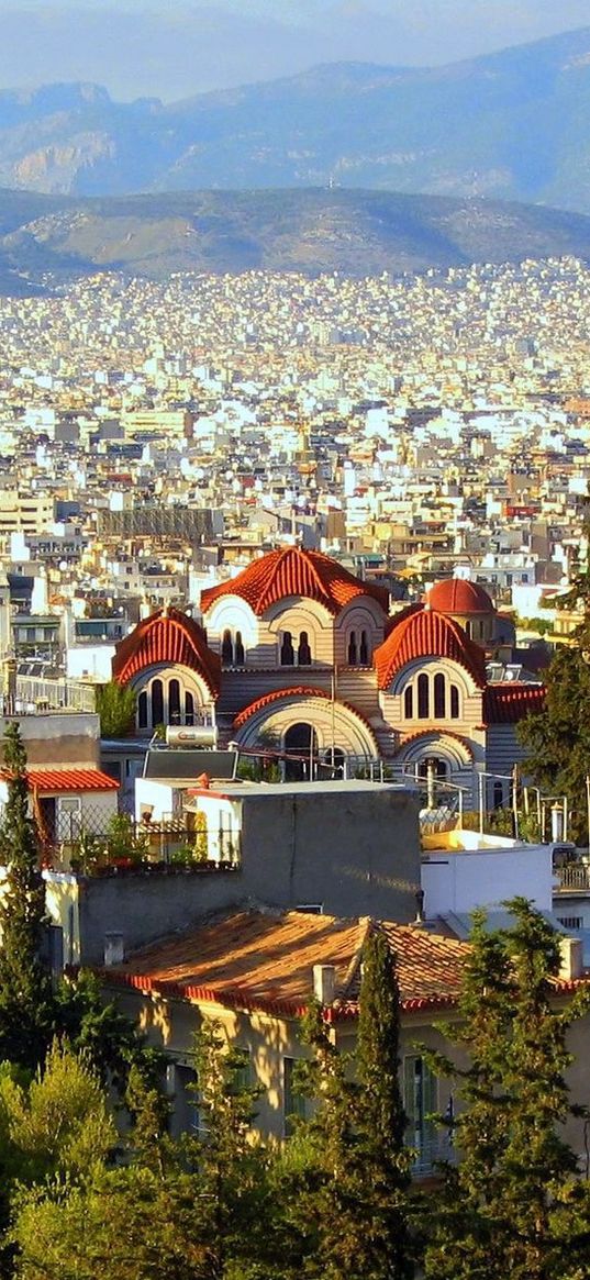 athens, greece, city, building