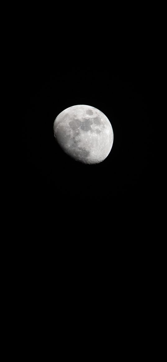 moon, craters, full moon, night