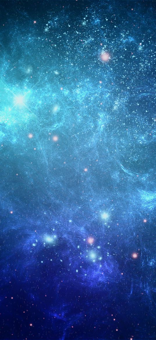 space, background, blue, dots