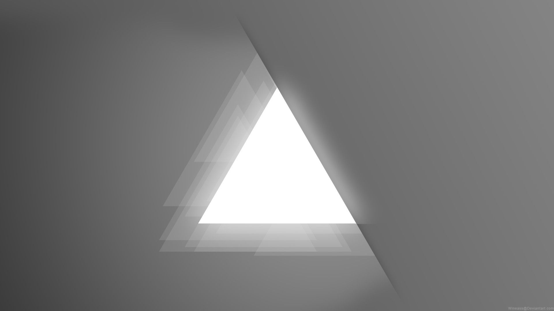 triangle, light, figure, background