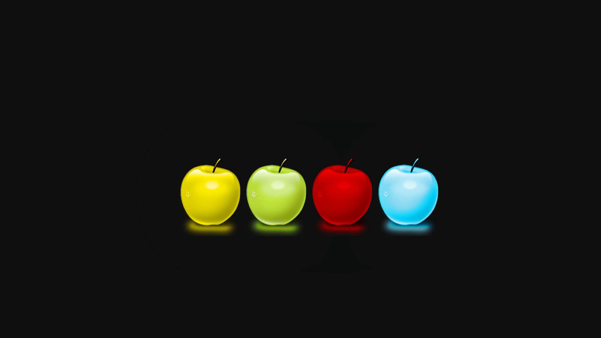 apples, background, black, splash, picture