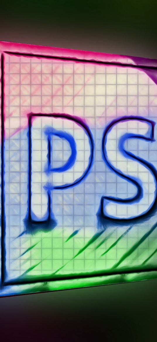 photoshop, pc, multicolored