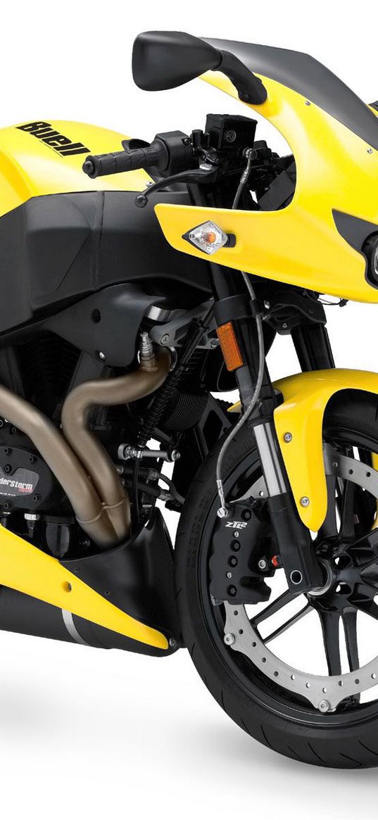 motorbike, yellow, buell xb12r