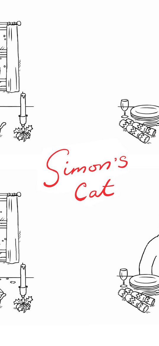 simons cat, turkey, christmas, cartoon