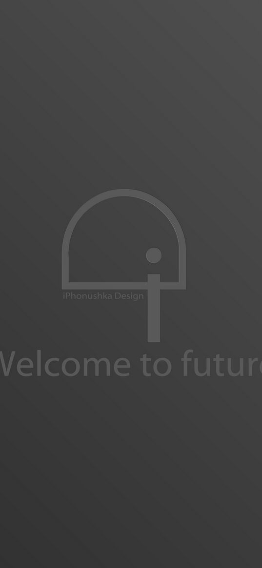 logo, welcome to future, inscription