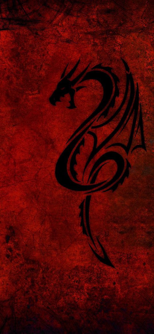 style, abstract, dragon