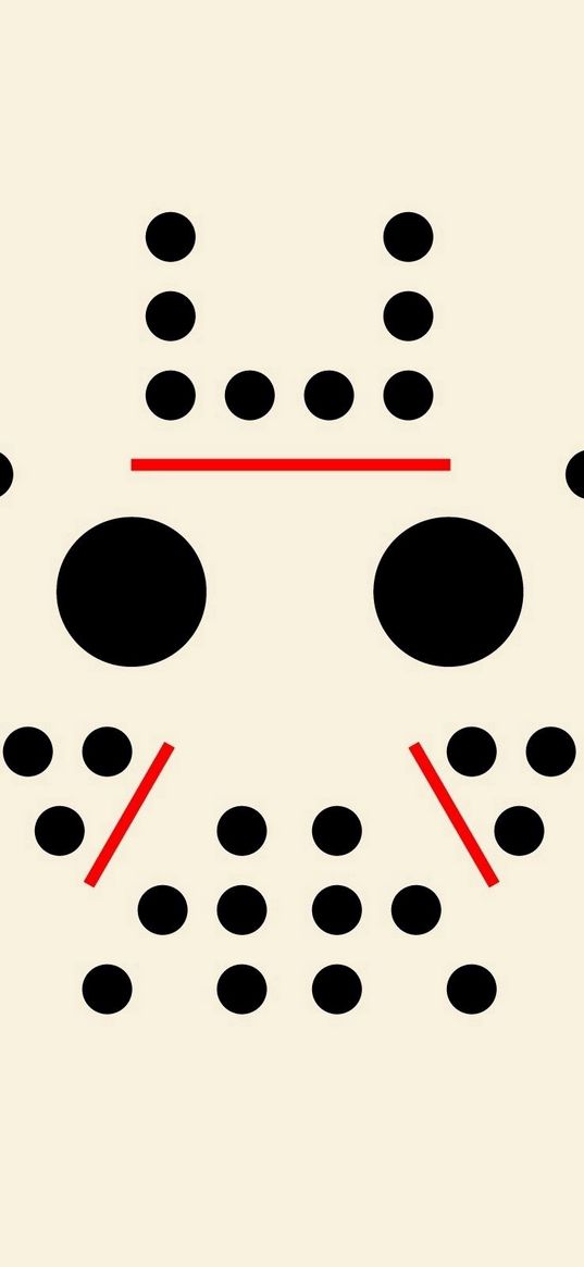 points, circles, lines, pattern, minimalism, mask, jason, style