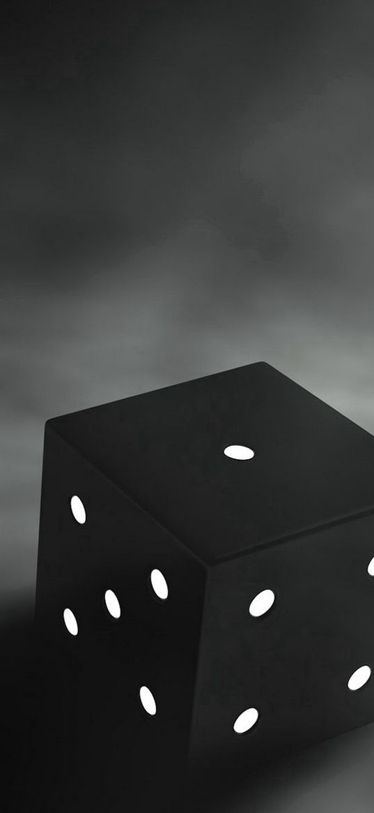 cube, 3d, graphics, black, gray background, 3d graphics