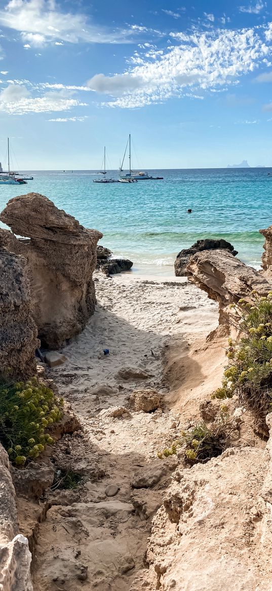 sea, sand, vibes, rocks