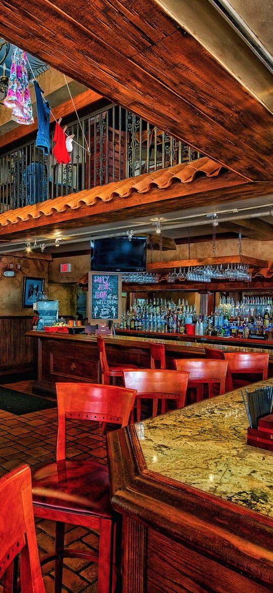 interior, staircase, bar