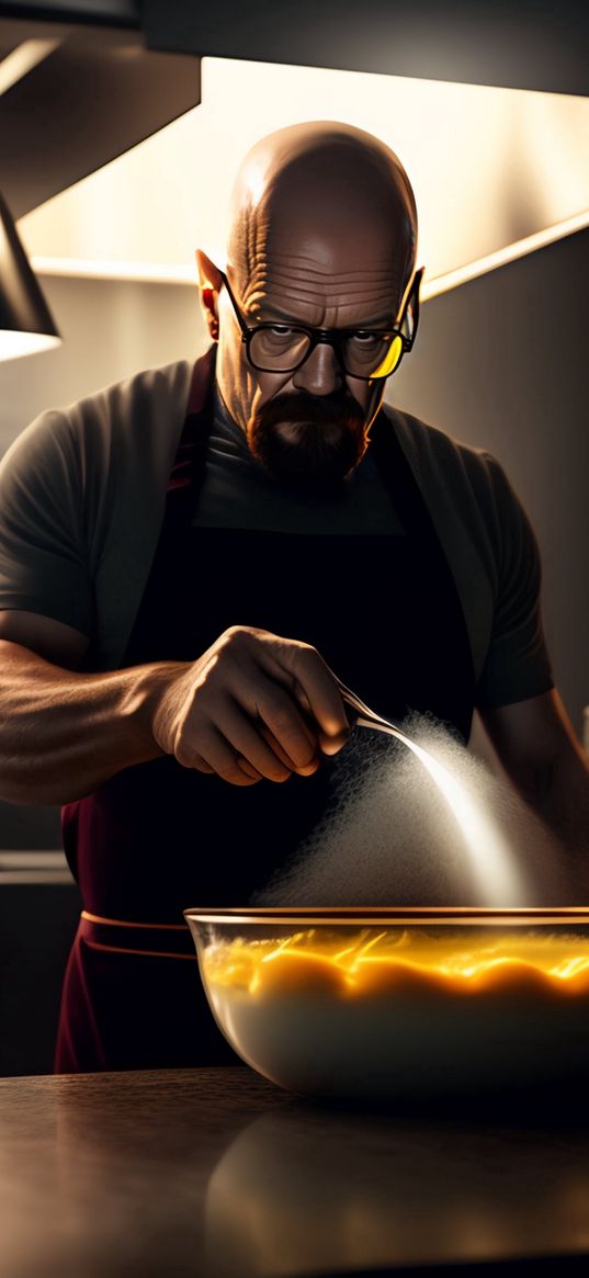 walter white, breaking bad, tv series, heisenberg, cooking, art