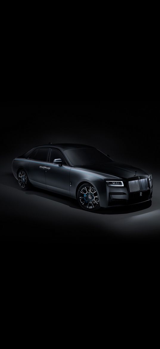 rolls-royce ghost, rolls-royce, car, black, luxury, dark background