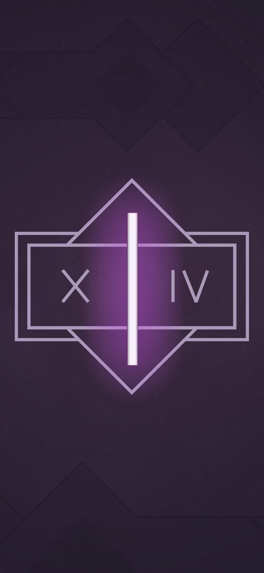 destiny 2, game, emblem, purple, numbers, lines