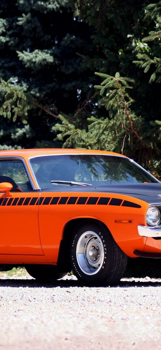 cuda, plymouth, muscle car