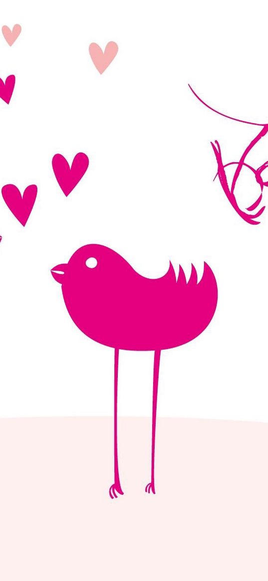 valentines day, inscription, birdies, hearts, love, white background