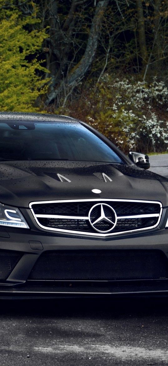 mercedes, auto, black, beautiful, expensive