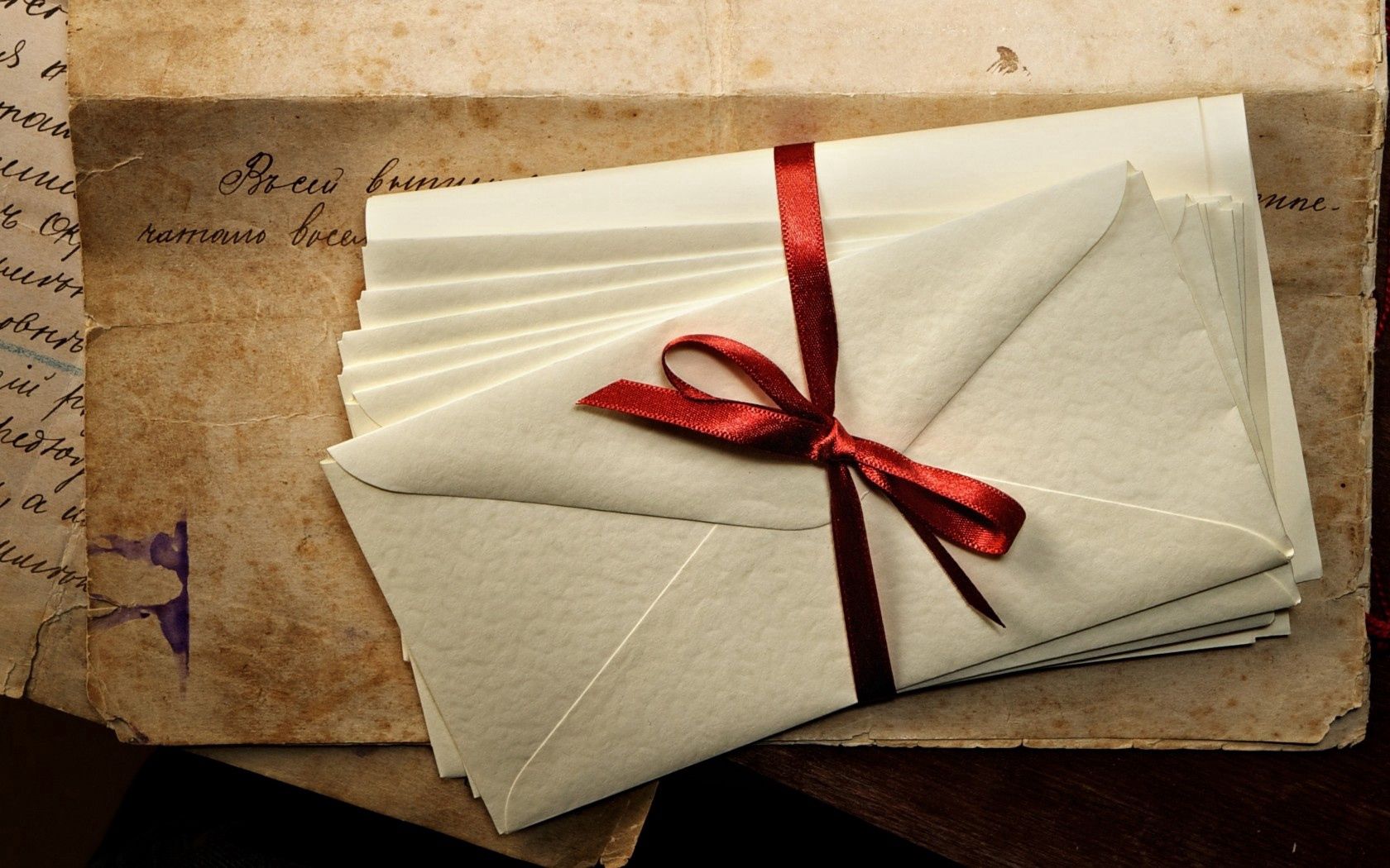 letters, envelopes, ribbon, ink, paper, old, vintage