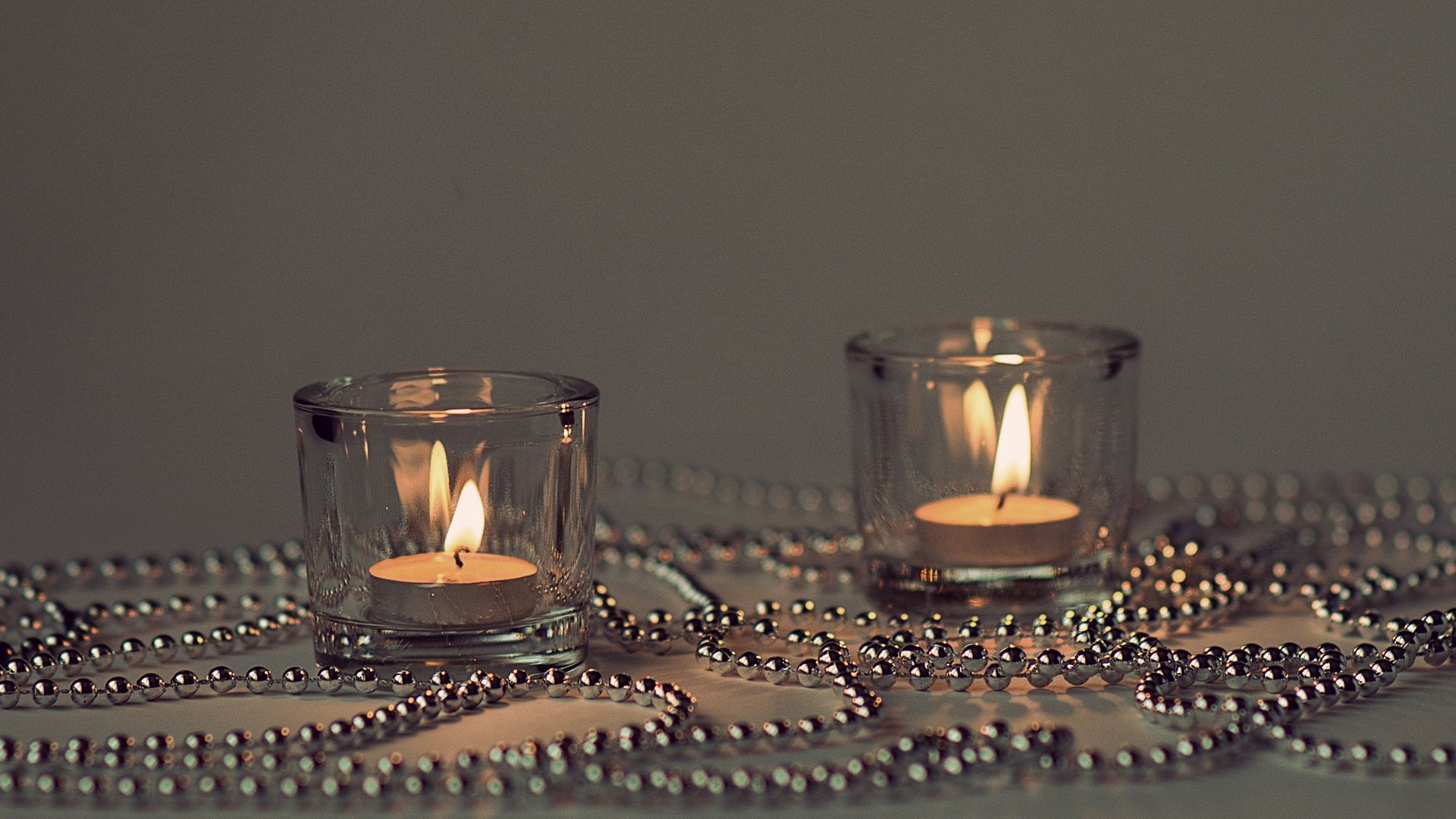 candles, candle holders, lights, chain