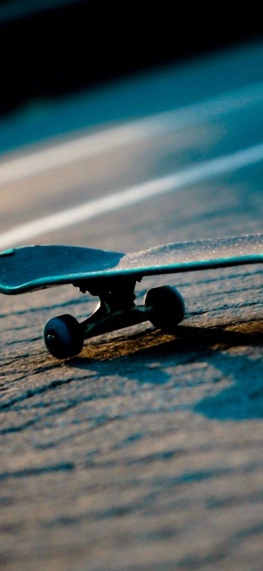 skateboard, miniature, surface, light