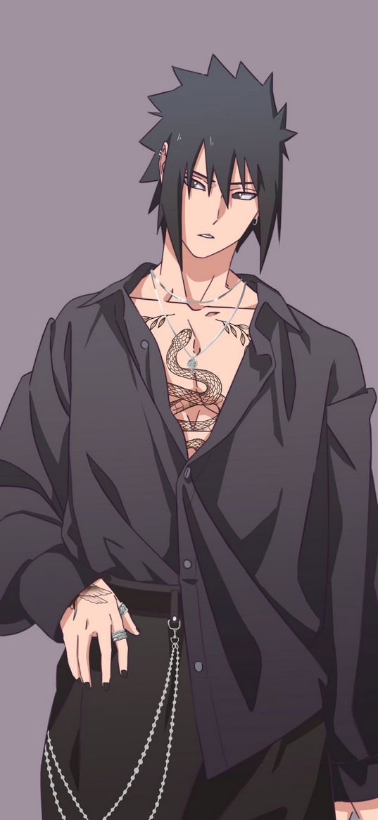 sasuke uchiha, naruto, anime, manga, tattoo, character, art