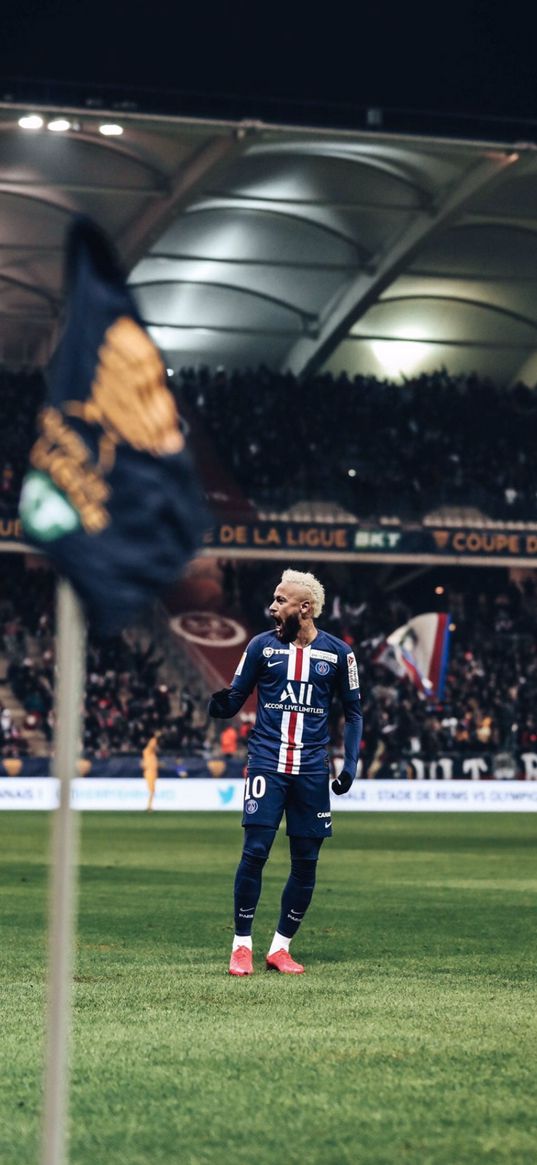 neymar, footballer, emotions, psg, paris saint-germain, stadium, football