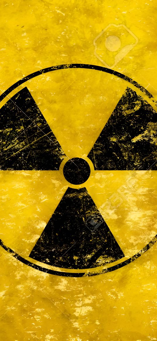 radiation, symbol, yellow, black