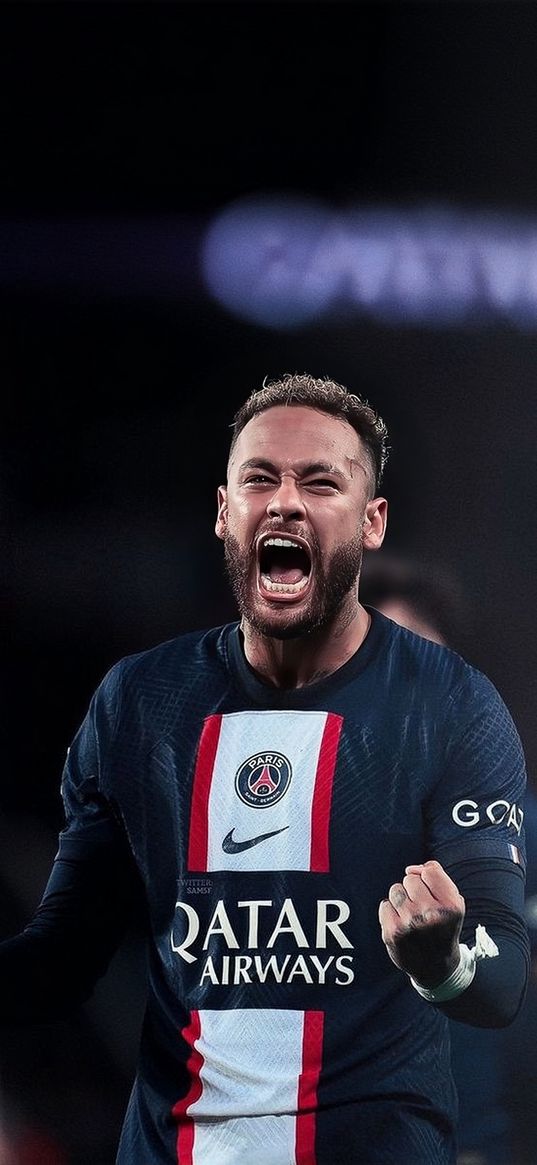 neymar, psg, soccer player, football soccer, scream