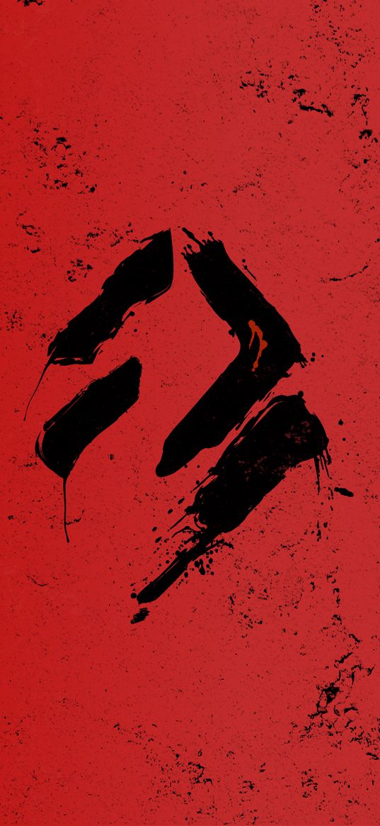 destiny 2, game, logo, emblem, symbol, black, red background, art