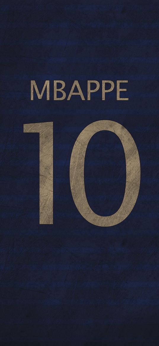 mbappe, footballer, inscription, 10, dark