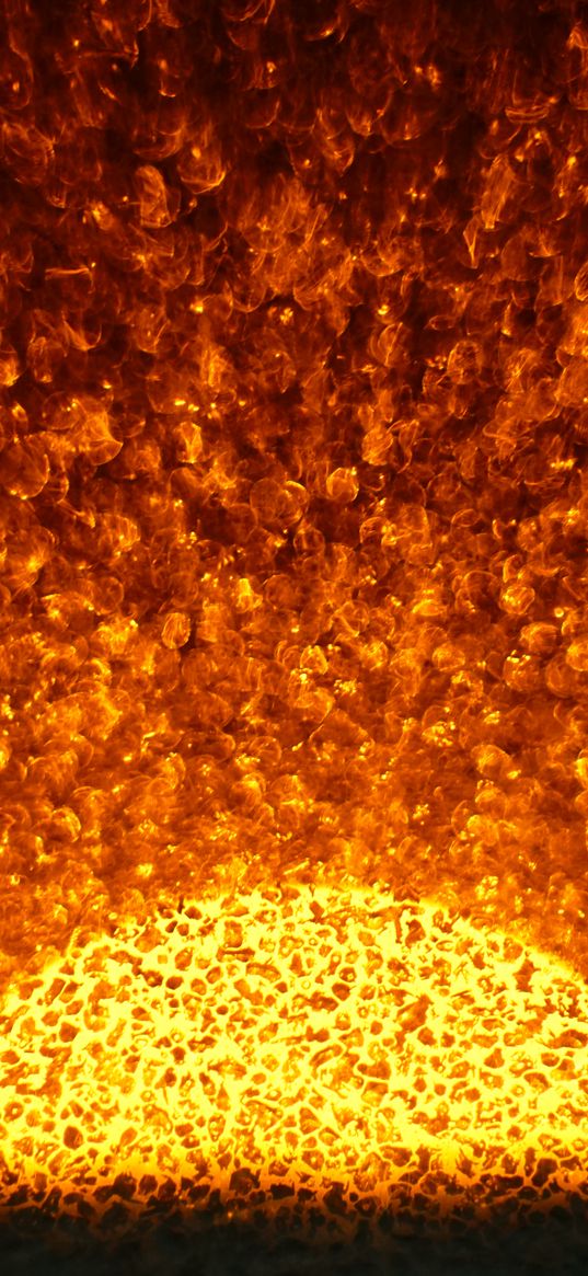 sun, fire, particles, yellow, orange