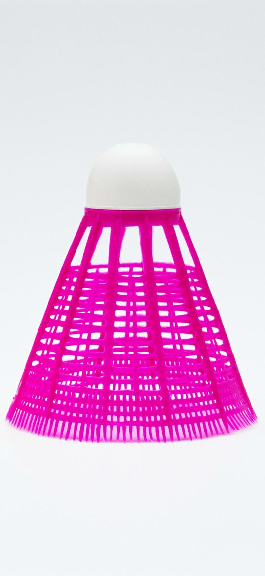 badminton, shuttlecock, white background