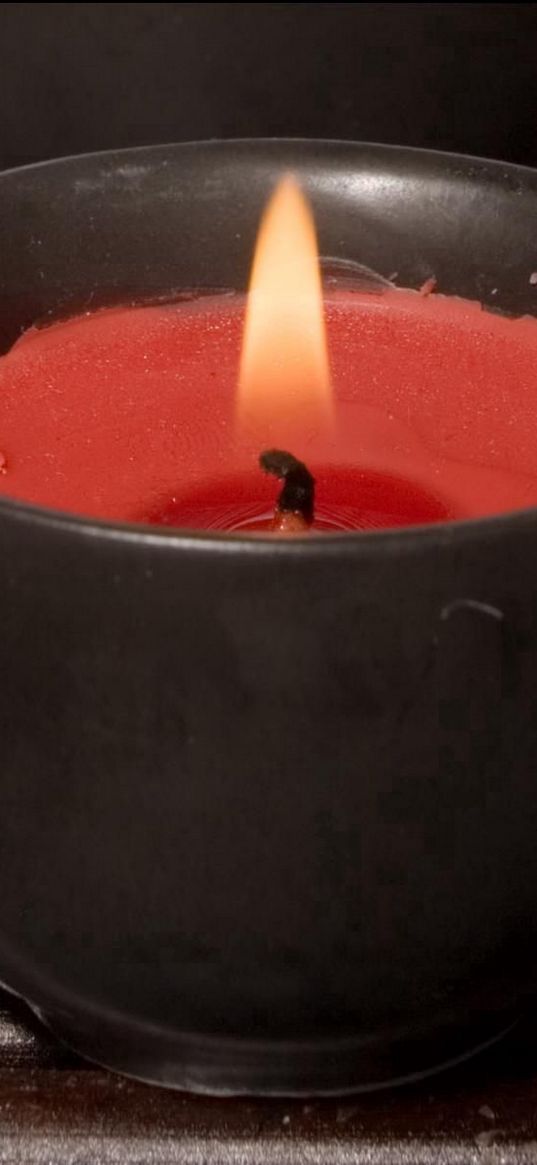 candles, black, red, fire