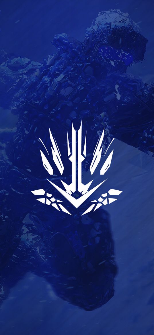 destiny 2, game, emblem, titan, fragments, white, blue