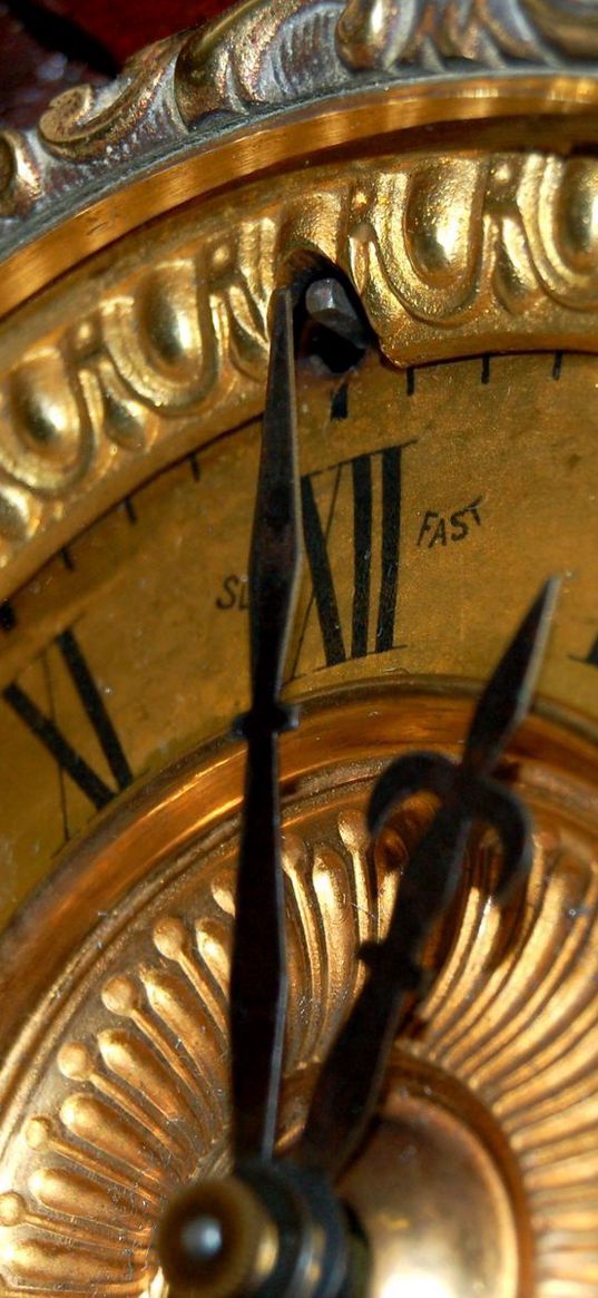 hours, macro, metal, roman, arrows, dial