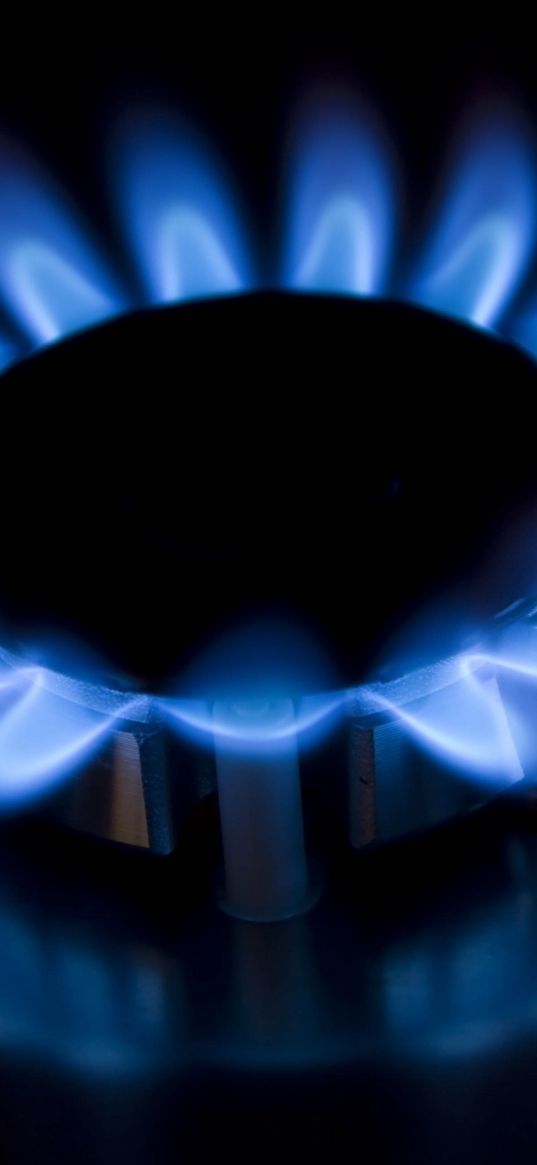 fire, gas, burner, black background, flame, heat