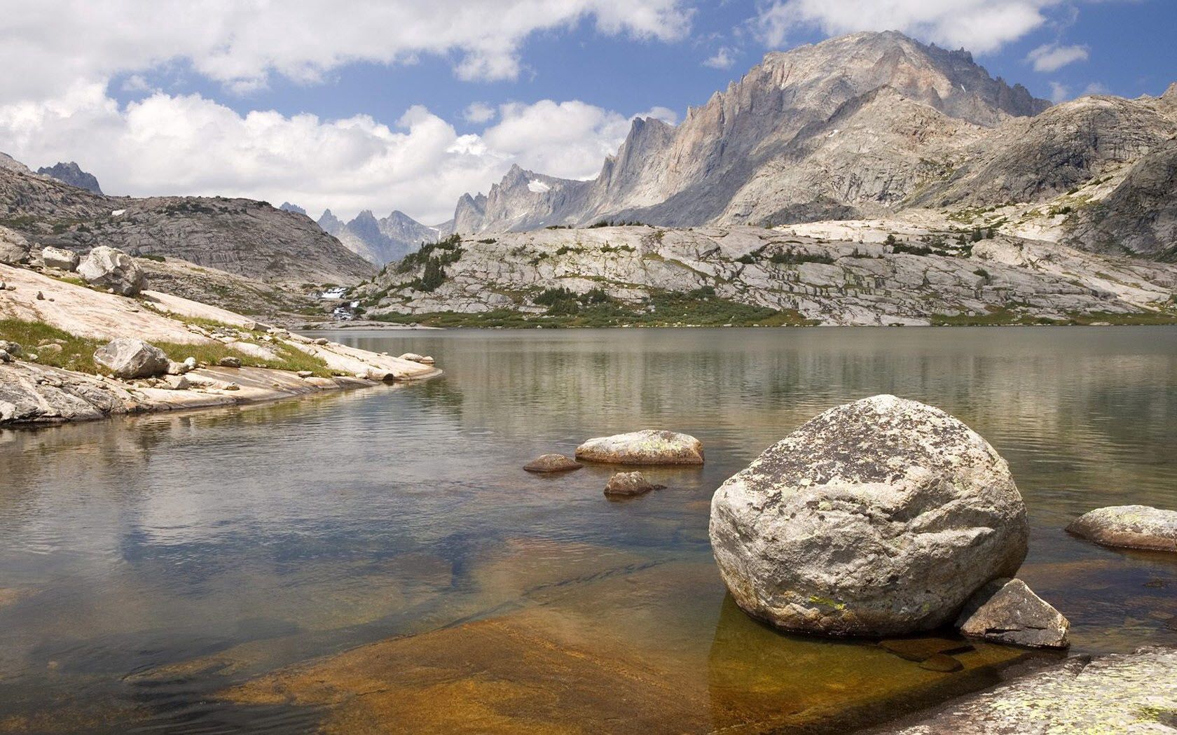 stones, plates, river, water, transparent, bottom