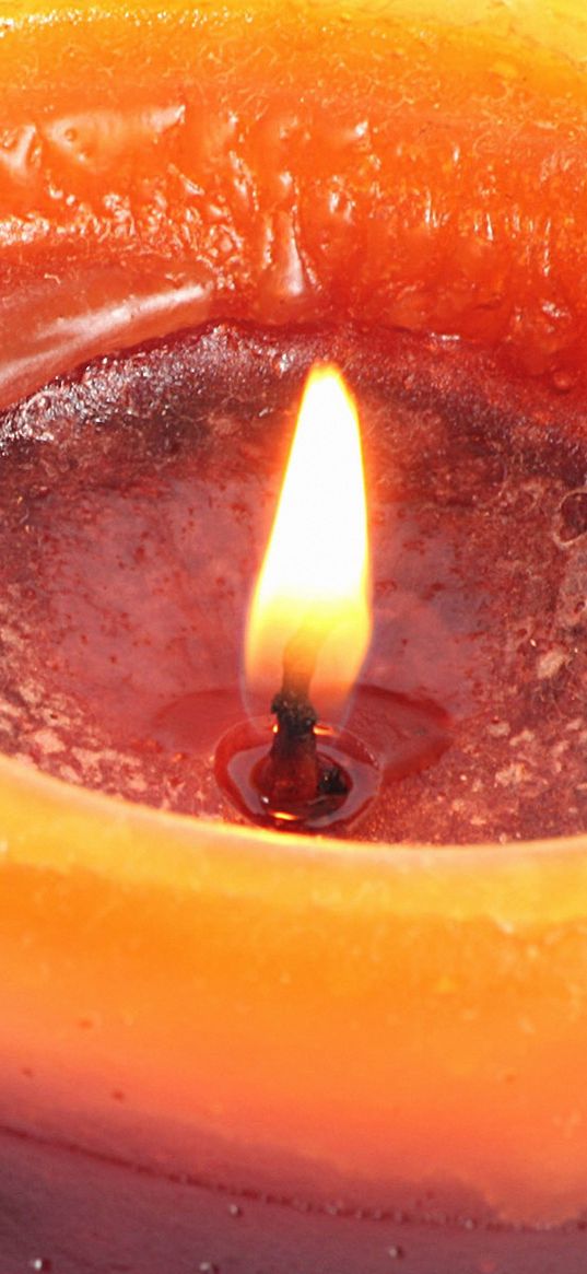 candle, fire, white background, close-up