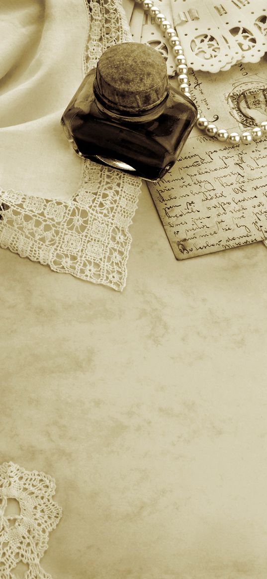 table, antique, things, black and white